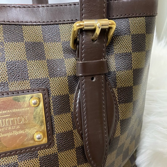 Pre Loved Louis Vuitton Hampstead MM Damier Ebene - Picture 3 of 16